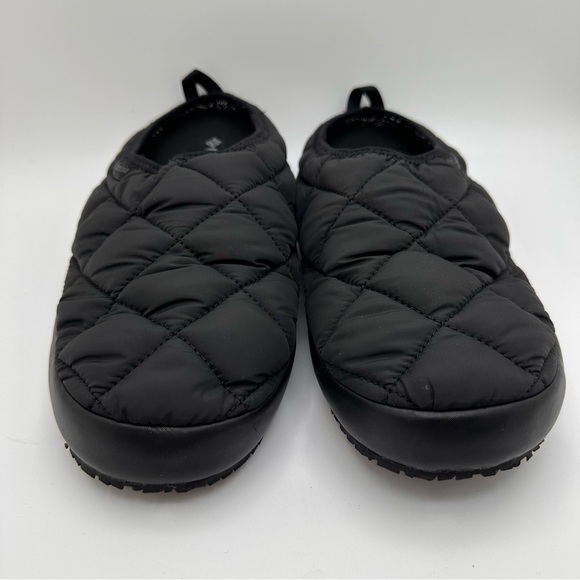 Columbia Men’s Black Quilted Insulated Mule Slippers Size 8 - Picture 2 of 8